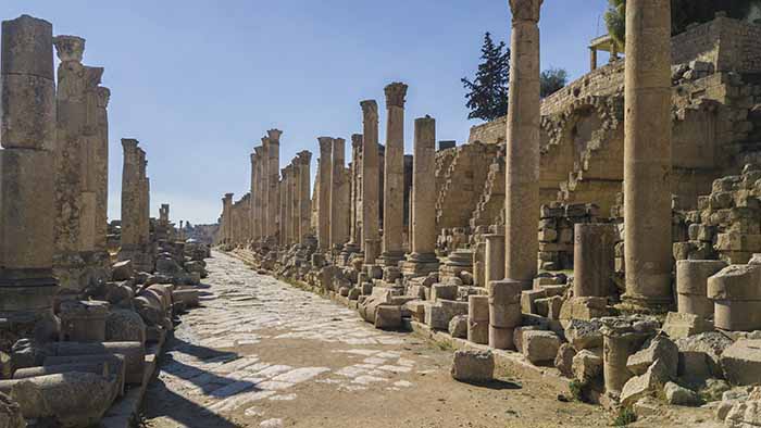 269 - Jordania - Jerash - Cardo Maximus o avenida de las columnas
